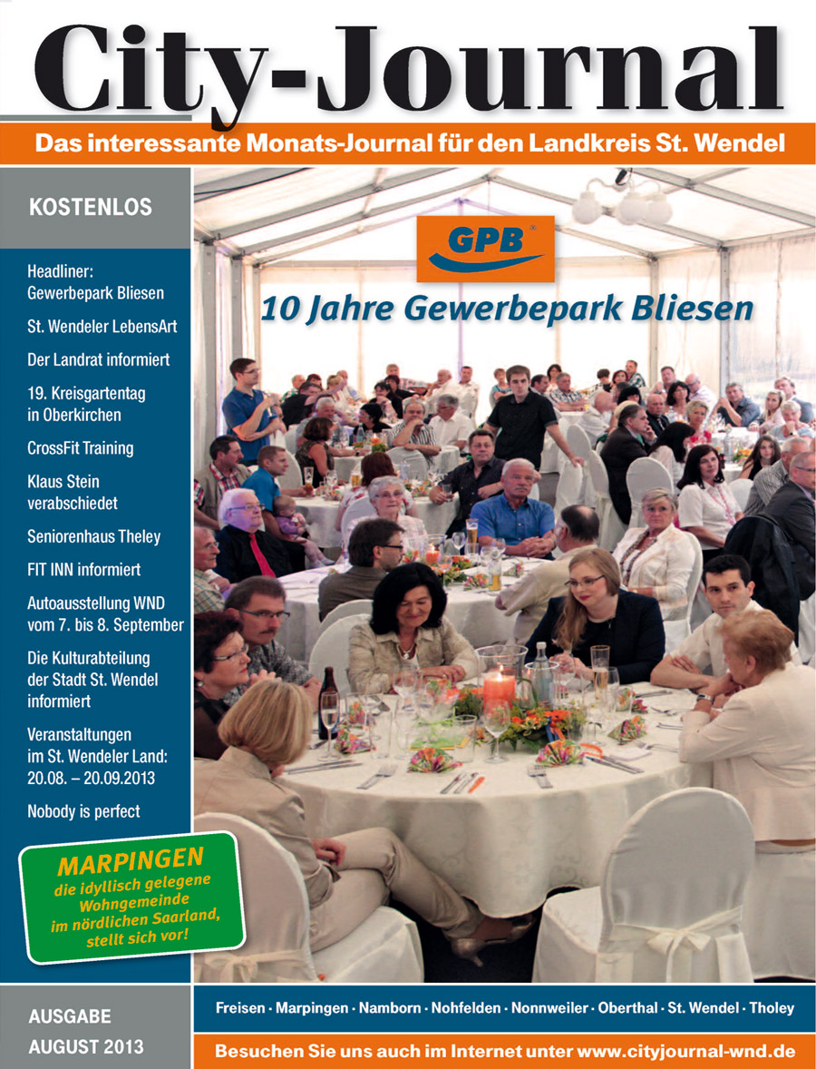 City-Journal - 10 Jahre Gewerbepark Bliesen